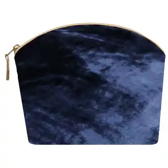 Douglas Holistic Silk LAVENDER MAKE UP BAG NAVY SILK VELVET aanbieding