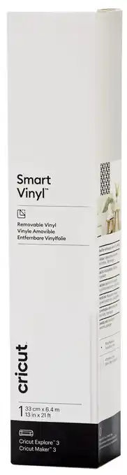 Coolblue Cricut Smart Vinyl Verwijderbaar 33x640 Wit aanbieding