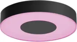 Coolblue Philips Hue Infuse M plafondlamp White and Color Zwart aanbieding