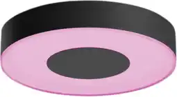 Coolblue Philips Hue Infuse M plafondlamp White and Color Zwart aanbieding