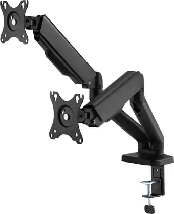 Coolblue BlueBuilt Monitorarm Mechanische Veer voor 2 Monitoren aanbieding