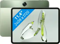 Coolblue OnePlus Pad Go 11,4 inch 128GB Wifi + 5G Groen aanbieding