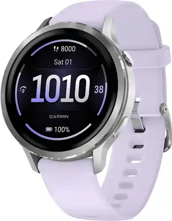 Coolblue Garmin Venu 4 Zilver/Paars 41 mm aanbieding