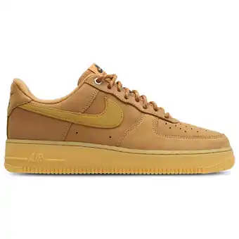 Foot Locker Nike Air Force Sneakers Heren - Tarwe - Maat 40 - Leer aanbieding
