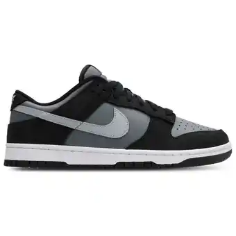 Foot Locker Nike Dunk Sneakers Heren - Zwart - Maat 41 - Leer aanbieding