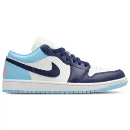 Foot Locker Jordan 1 Low Sneakers Heren - Wit - Maat 40 - Leer aanbieding