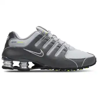 Foot Locker Nike Shox Sneakers Heren - Grijs - Maat 40 - Mesh/Synthetisch aanbieding