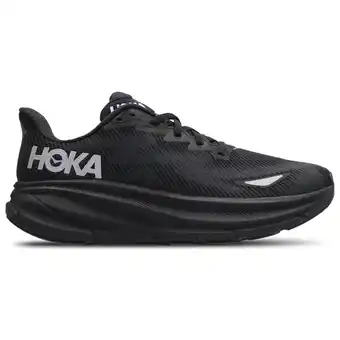 Foot Locker Hoka Clifton 9 Sneakers Heren - Zwart - Maat 40 - Mesh/Synthetisch aanbieding