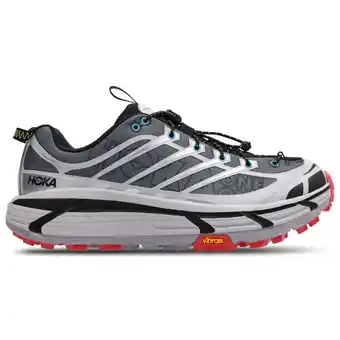 Foot Locker Hoka Mafate Three2 Wordmark Sneakers Heren - Grijs - Maat 40 - Mesh/Synthetisch aanbieding