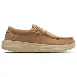 Foot Locker HEYDUDE Suede Sneakers Heren - Bruin - Maat 40 - Suède aanbieding