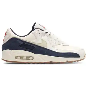 Foot Locker Nike Air Max 90 Sneakers Heren - Wit - Maat 40 - Mesh/Synthetisch aanbieding
