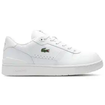 Foot Locker Lacoste T-clip Sneakers Heren - Wit - Maat 39.5 - Leer aanbieding