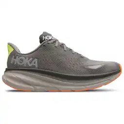 Foot Locker Hoka Clifton 9 Sneakers Heren - Grijs - Maat 40 - Mesh/Synthetisch aanbieding