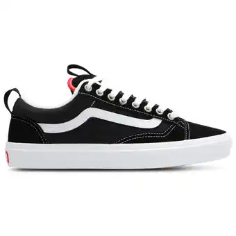 Foot Locker Vans Old Skool Sneakers Heren - Zwart - Maat 40 - Leer, Textil aanbieding