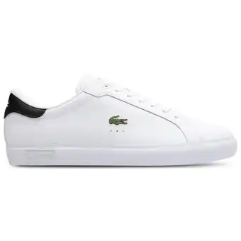 Foot Locker Lacoste Powercourt Sneakers Heren - Wit - Maat 39.5 - Leer aanbieding