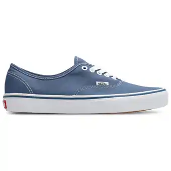 Foot Locker Vans Authentic Sneakers Heren - Blauw - Maat 40 - Leer, Textil aanbieding