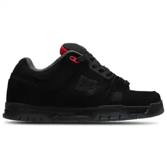 Foot Locker DC Shoes Stag Sneakers Heren - Zwart - Maat 41 - Leer aanbieding