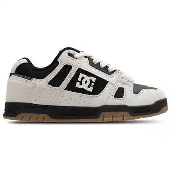 Foot Locker DC Shoes Stag Sneakers Heren - Wit - Maat 39 - Leer aanbieding