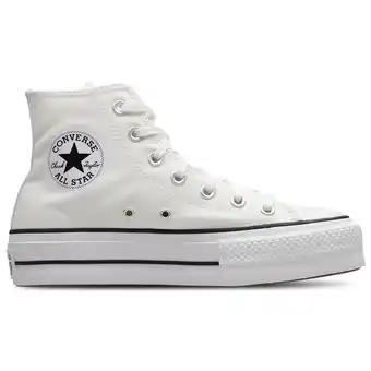 Foot Locker Converse Ctas Lift High Sneakers Dames - Wit - Maat 35 - Canvas aanbieding