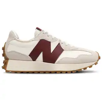 Foot Locker New Balance 327 Sneakers Dames - Grijs - Maat 35 - Leer, Synthetisch aanbieding