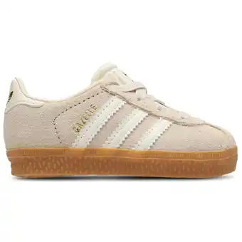 Foot Locker Adidas Gazelle Babyschoenen - Beige - Maat 23.5 - Suède aanbieding