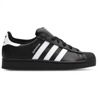 Foot Locker Adidas Superstar Sneakers Dames - Zwart - Maat 36 - Leer aanbieding