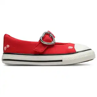 Foot Locker Converse Ctas Dainty Mary Jane Low Babyschoenen - Rood - Maat 21 - Canvas aanbieding