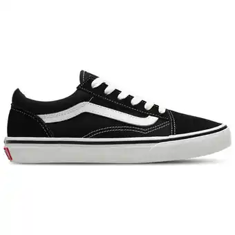 Foot Locker Vans Old Skool Kindersneakers - Zwart - Maat 35 - Canvas aanbieding