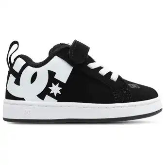 Foot Locker DC Shoes Court Graffik Babyschoenen - Zwart - Maat 22 - Suède aanbieding
