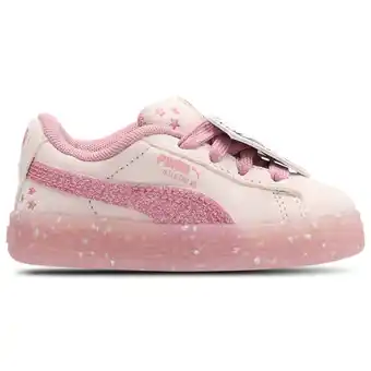 Foot Locker Puma Suede Babyschoenen - Roze - Maat 20 - Suède aanbieding