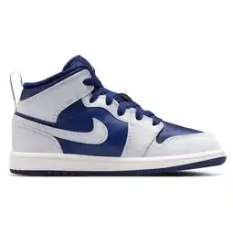 Foot Locker Jordan Aj1 Mid Peuterschoenen - Blauw - Maat 31 - Leer aanbieding