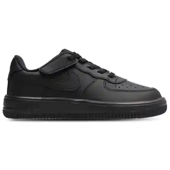Foot Locker Nike Air Force Peuterschoenen - Zwart - Maat 32 - Leer aanbieding