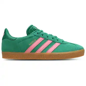 Foot Locker Adidas Gazelle Kindersneakers - Groen - Maat 36 - Suède aanbieding