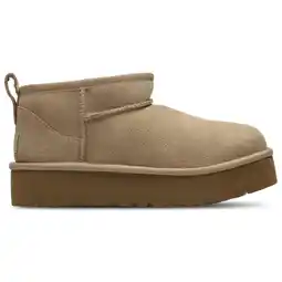 Foot Locker UGG Classic Kindersneakers - Beige - Maat 38 - Suède aanbieding