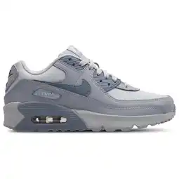 Foot Locker Nike Air Max 90 Kindersneakers - Grijs - Maat 36 - Leer aanbieding