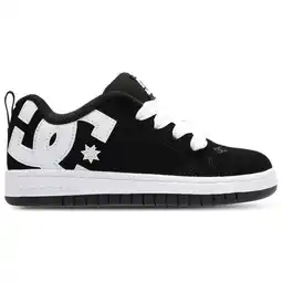 Foot Locker DC Shoes Court Graffik Peuterschoenen - Zwart - Maat 32 - Suède aanbieding