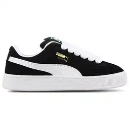 Foot Locker Puma Suede Kindersneakers - Zwart - Maat 35.5 - Suède aanbieding