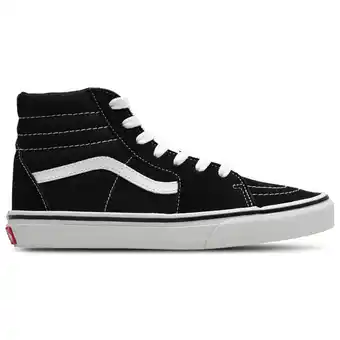 Foot Locker Vans SK8-Hi Kindersneakers - Zwart - Maat 35 - Mesh/Synthetisch aanbieding