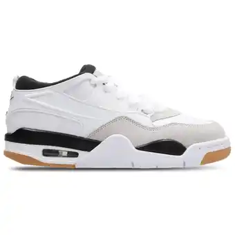 Foot Locker Jordan 4Rm Kindersneakers - Wit - Maat 36 - Suède aanbieding