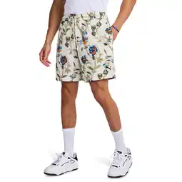 Foot Locker Puma Floral Sport Korte Broeken Heren - Wit - Maat XS - Poly Mesh aanbieding