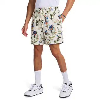 Foot Locker Puma Floral Sport Korte Broeken Heren - Wit - Maat XS - Poly Mesh aanbieding