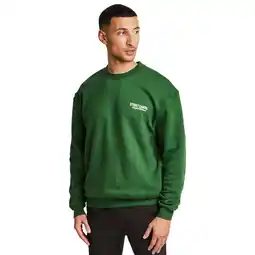 Foot Locker Street Cartel Russo Sweatshirts Heren - Groen - Maat S - Katoen Fleece aanbieding