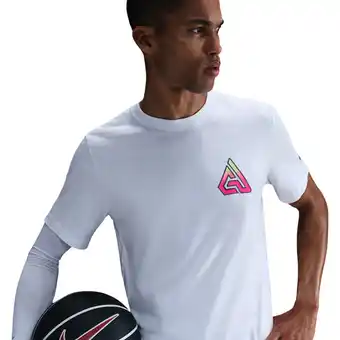 Foot Locker Nike Giannis T-shirts Heren - Wit - Maat M - Katoen Jersey aanbieding