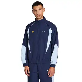 Foot Locker Nike Tuned Hoodies Heren - Blauw - Maat XS - Katoen Fleece aanbieding