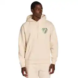 Foot Locker LCKR Badge Hoodies Heren - Beige - Maat XS - Katoen Fleece aanbieding
