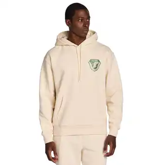 Foot Locker LCKR Badge Hoodies Heren - Beige - Maat XS - Katoen Fleece aanbieding