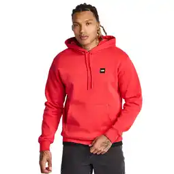 Foot Locker LCKR Embroidered Hooded Hoodies Heren - Rood - Maat XS - Katoen Fleece aanbieding