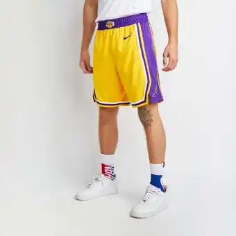 Foot Locker Nike NBA Korte Broeken Heren - Geel - Maat S aanbieding