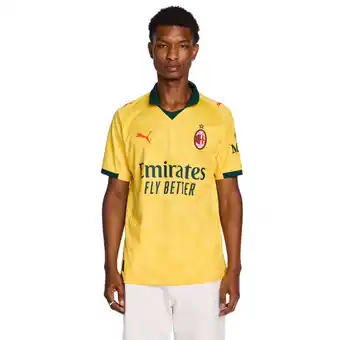 Foot Locker Puma Ac Milan Third 25-26 Truien/Replica's Heren - Geel - Maat XS - Poly Jersey aanbieding