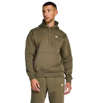 Foot Locker Nike fleece Hoodies Heren - Olijf - Maat XS aanbieding